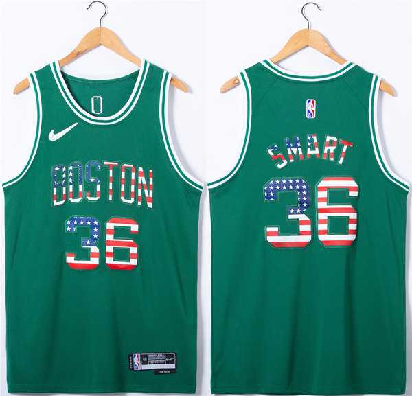 Boston Celtics #36 Marcus Smart USA Flag Green Stitched Jersey Dzhi,We sell and wholesale Boston Celtics #36 Marcus Smart USA Flag Green Stitched Jersey Dzhi on line form chian!